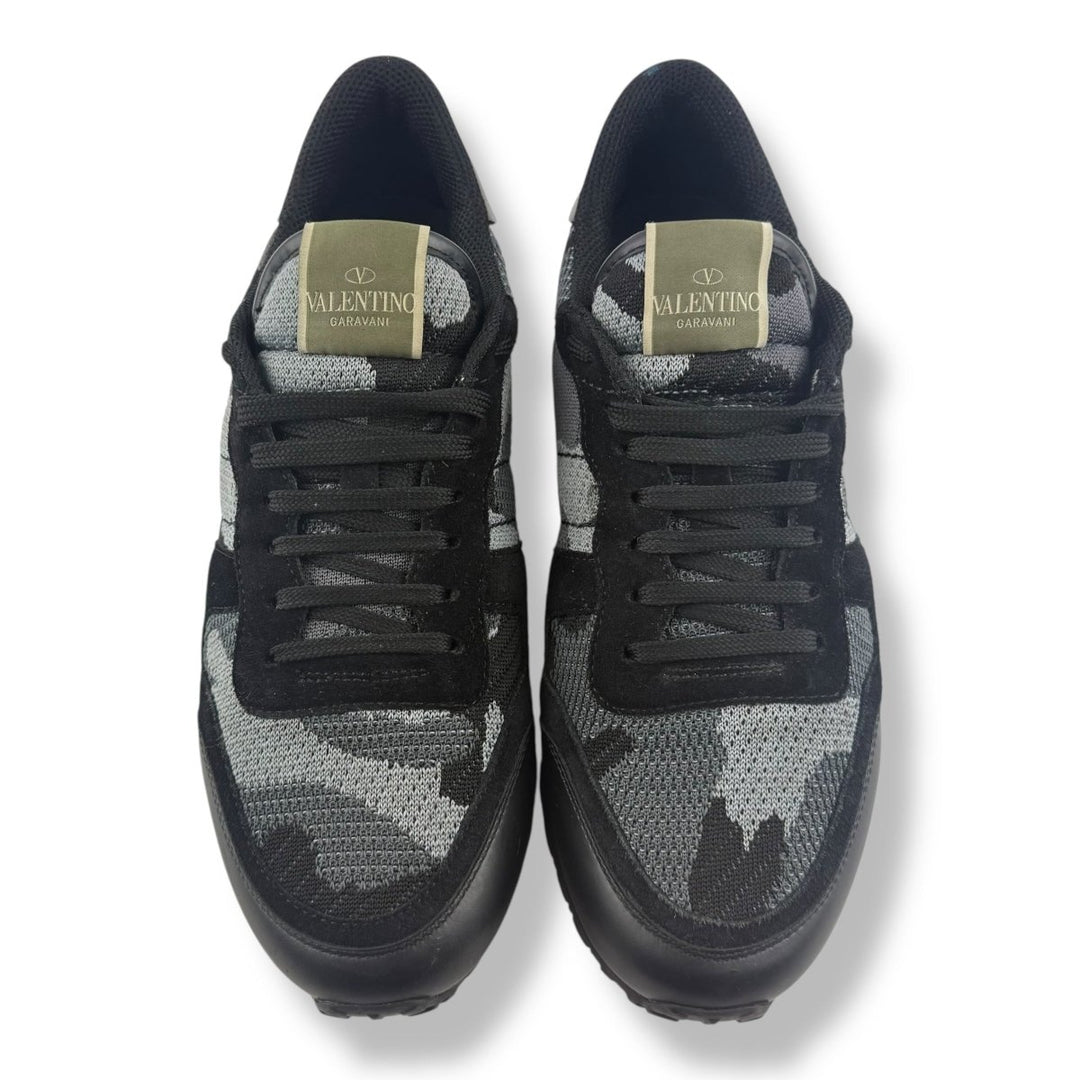 Valentino Rockrunner Mesh Grey/Black UK 8 / EU 42 - Lux Central