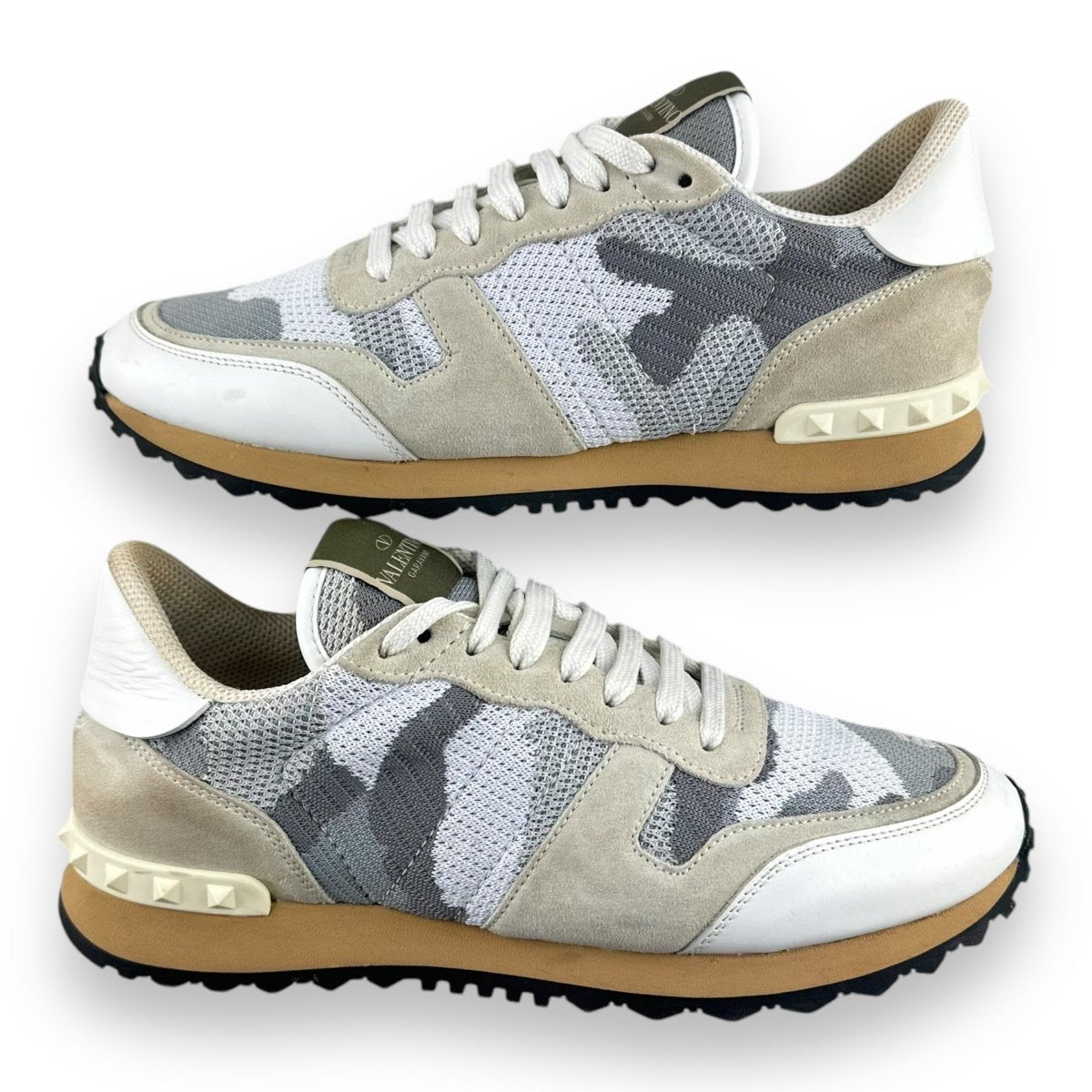 Valentino Rockrunner Mesh White UK 6 EU 40 Lux Central