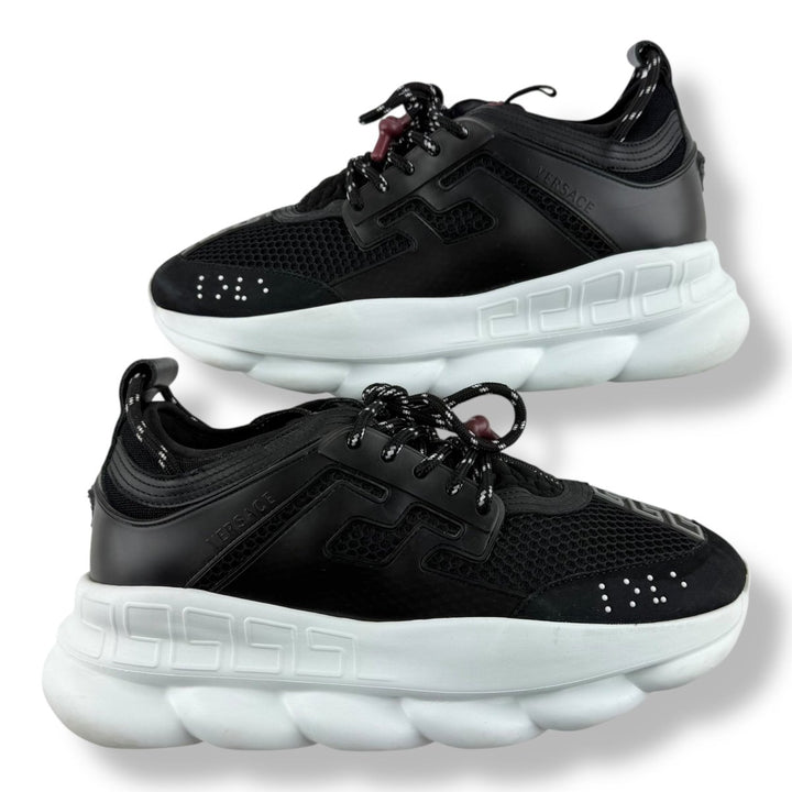 Versace Chain Reaction Black / White UK 10 / EU 44 - Lux Central