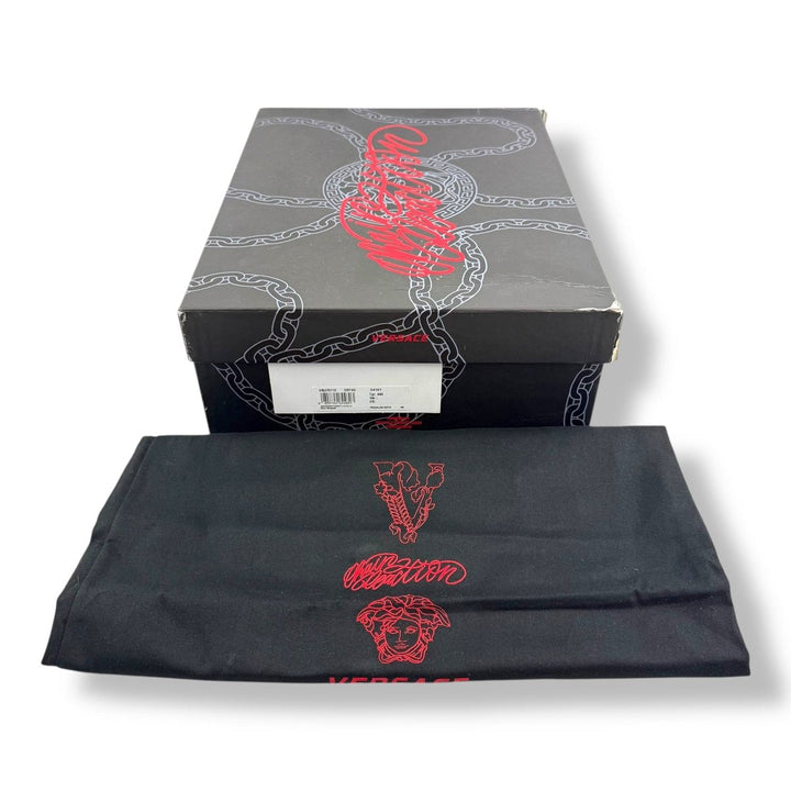 Versace Chain Reaction Black/White UK 10 / EU 44 - Lux Central