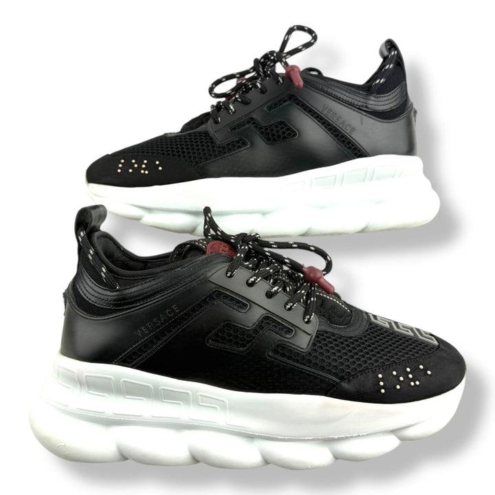 Versace Chain Reaction Black/White UK 10 / EU 44 - Lux Central