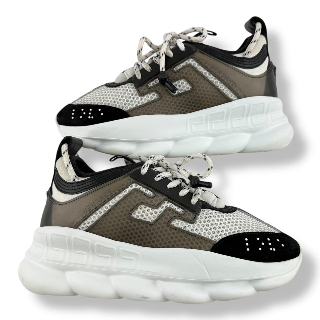 Versace Chain Reaction Black/White UK 5 / EU 38 - Lux Central