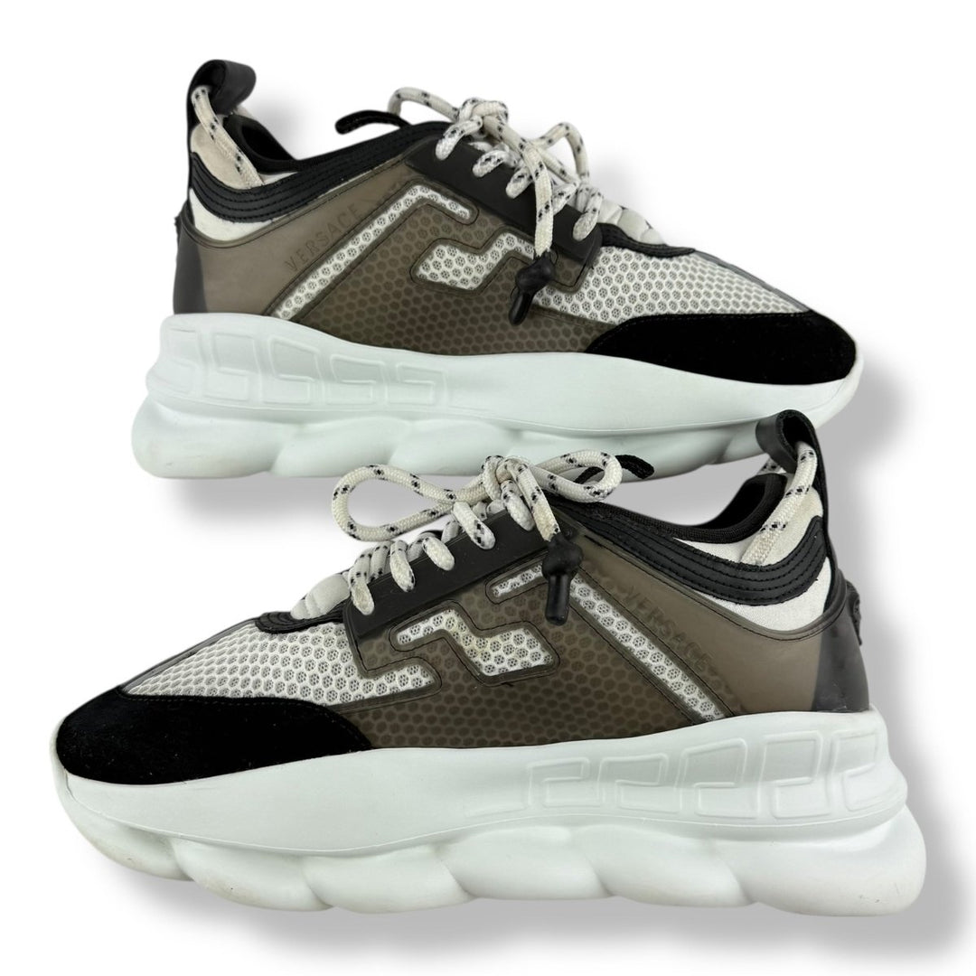 Versace Chain Reaction Black/White UK 5 / EU 38 - Lux Central