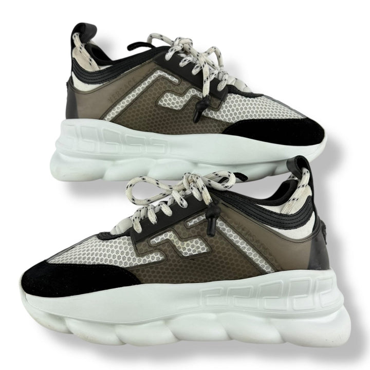 Versace Chain Reaction Black/White UK 5 / EU 38 - Lux Central