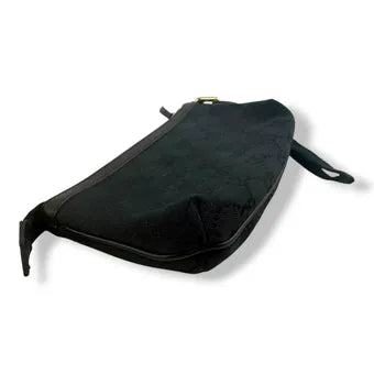 Gucci GG Black Wristlet Pouch
