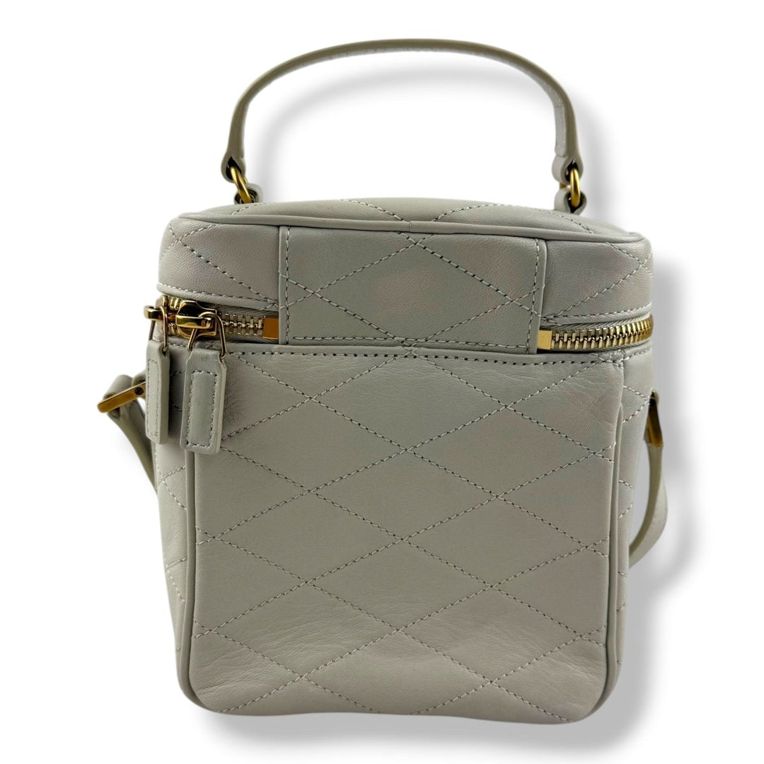 YSL Saint Laurent Gaby Beige Vanity Bag - Lux Central