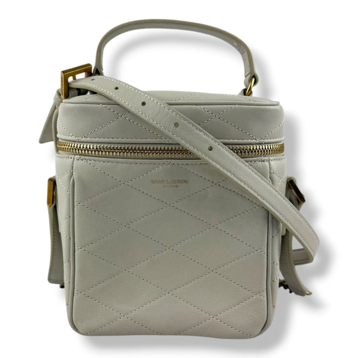 YSL Saint Laurent Gaby Beige Vanity Bag - Lux Central
