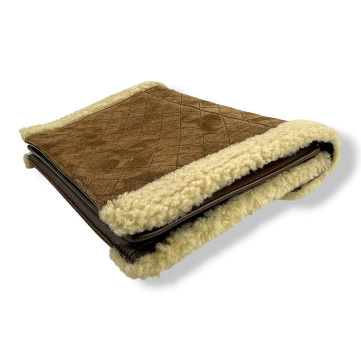 YSL Saint Laurent Gaby Brown Suede Shoulder Bag - Lux Central